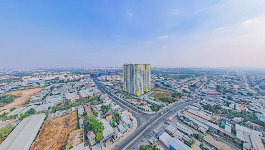 Kết nối Bcons Asahi với Đường Thống Nhất, Đông Hòa