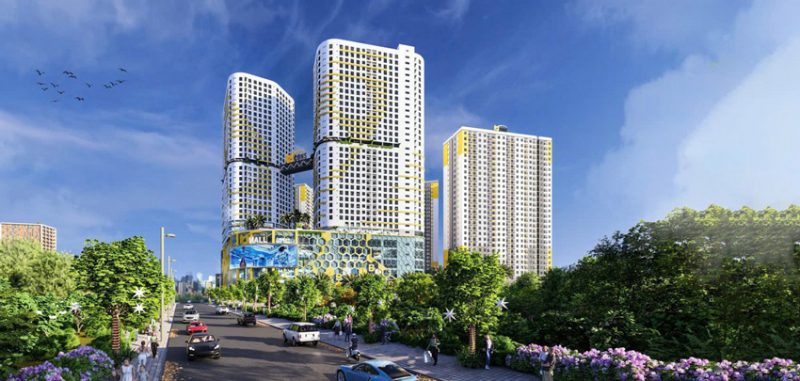 Phối cảnh căn hộ Bcons Center City