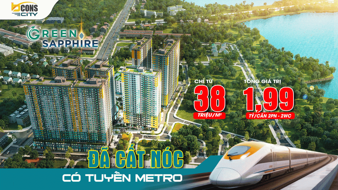 BCONS CITY - THÁP GREEN SAPPHIRE