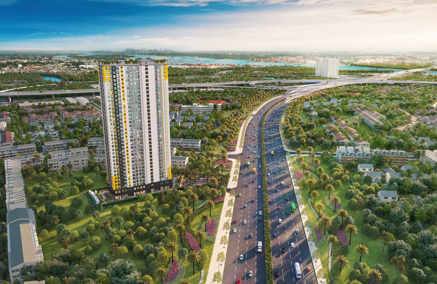 Phối cảnh Bcons Avenue