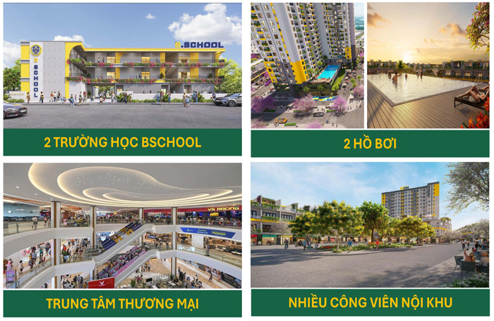 Tiện ích Bcons City Life Hoàng Nam Uyên Hưng