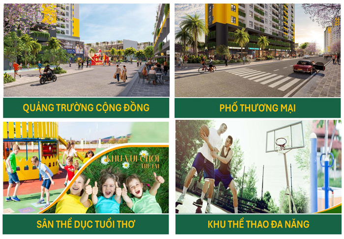 Tiện ích Bcons City Life Hoàng Nam Uyên Hưng