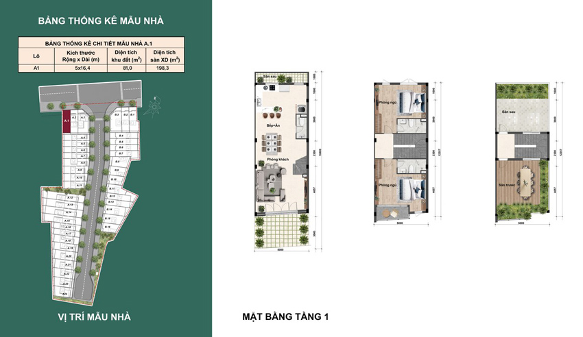 Mẫu thiết kế nhà phố Bcons Eden Park