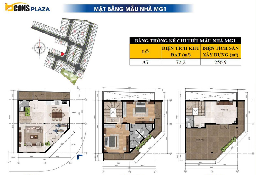 Thiết kế mẫu nhà nhà phố MG1