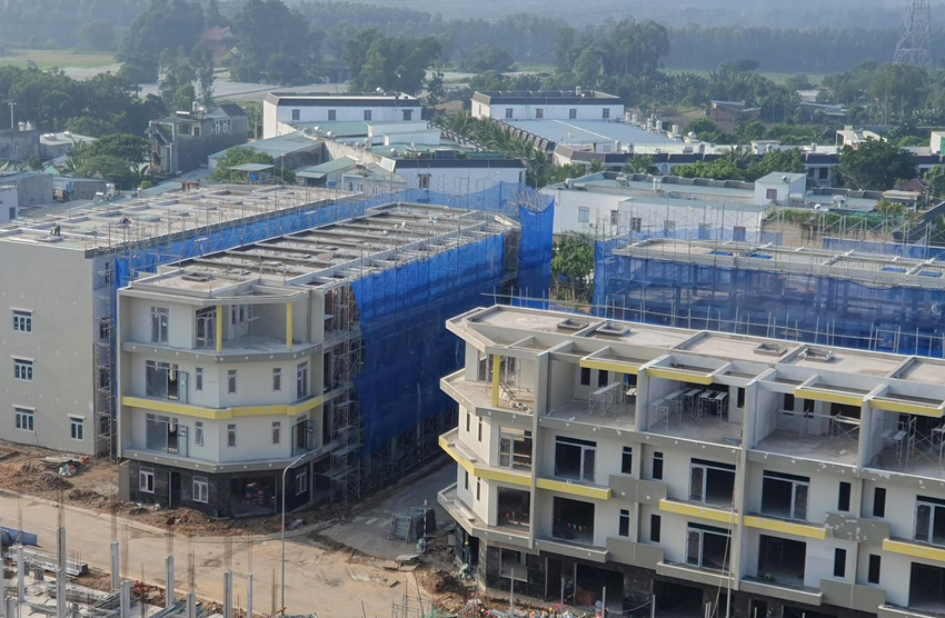 Tiến độ xây dựng nhà phố Bcons Plaza 21.11.2023
