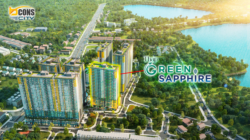 Bcons City – Tháp Green Sapphire